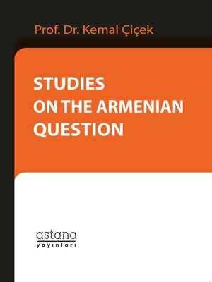 cover image of Studies on the Armenian Question